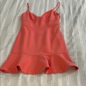 Likely Coral Sleeveless Dress